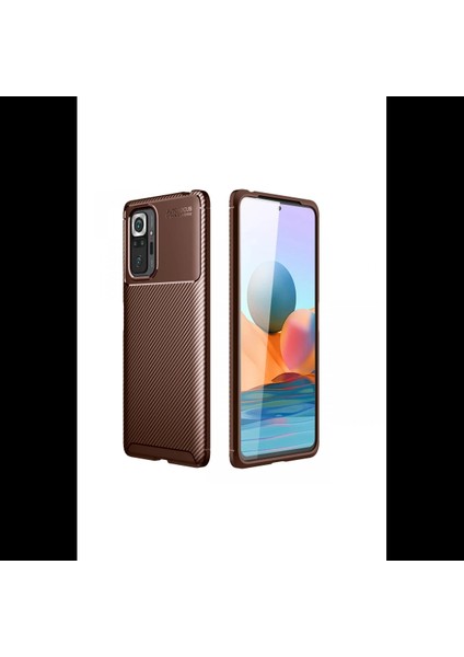 Xiaomi Redmi Note 10 Pro Kılıf Auto Focus Karbon Kapak