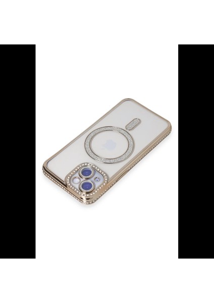 iPhone 15 Kılıf Joke Simli Magneticsafe Kılıf fiyatları