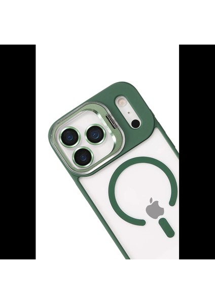 Apple iPhone 17 Pro Remim Lensli Magsafe Standlı Kapak modelleri