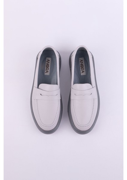 Hakiki Deri Kadın Loafer Ayakkabı 25KBLB2025 fırsatları