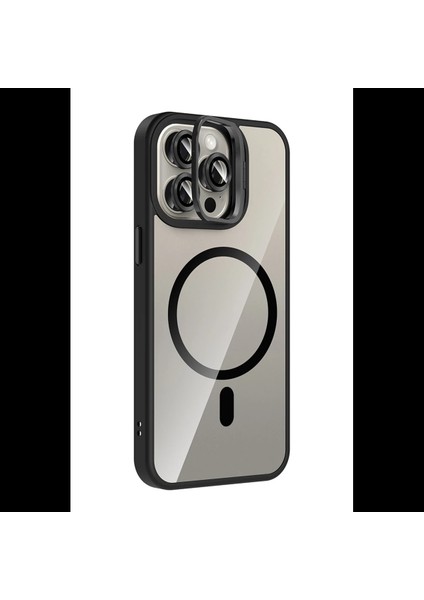 Apple iPhone 15 Pro Max Remim Lensli Magsafe Standlı Kapak fiyatları