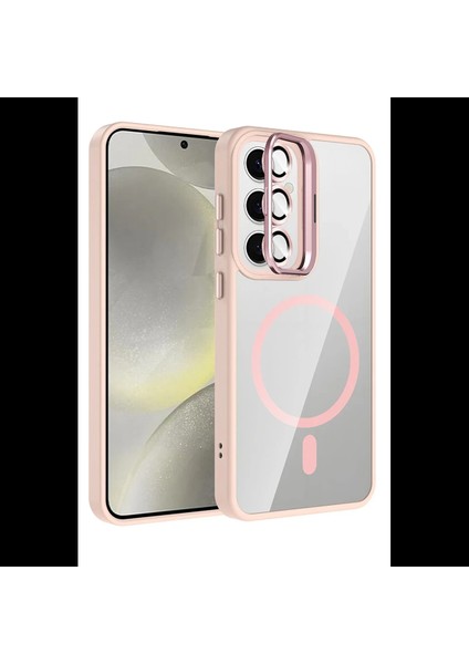 Samsung Galaxy S25 Remim Lensli Magsafe Standlı Kapak