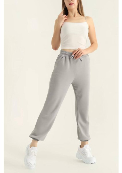 Oysho Modal Kumaş Jogger Kadın Eşofman Altı Iki Cepli Yüksel Bel Spor ve Günlük Kullanım