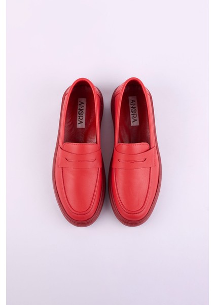Hakiki Deri Kadın Loafer Ayakkabı 25KBLB2025 fırsatları