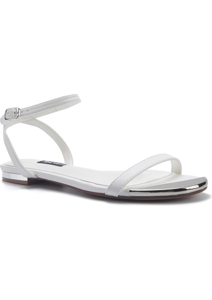 Maolaıne 5fx Beyaz Kadın Düz Sandalet