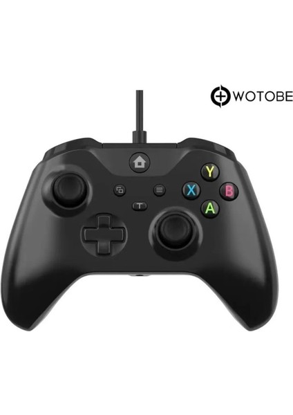 Xbox One Kablolu Turbo Fonksiyonlu Çift Titreşimli Oyun Kolu Joystick Gamepad