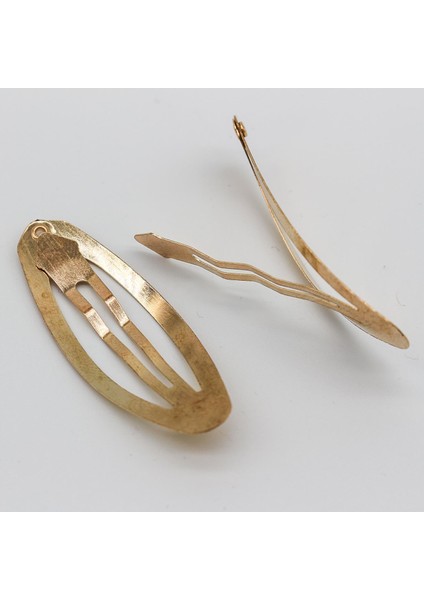 Metal Çıtçıt Toka - 6cm Gold - 1 Adet