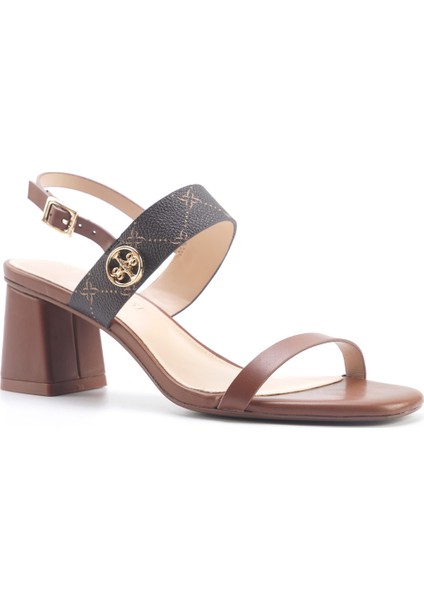 Nacedıa 5fx Kahverengi Kadın Topuklu Sandalet