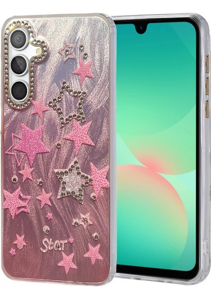 Samsung Galaxy A26 Kılıf Blade Aynalı Desenli Kapak - Desen 7