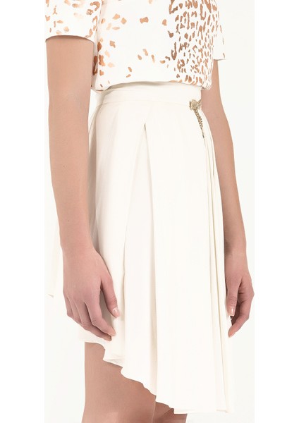 Ekru Pileli Ipek Etek 80401 modelleri