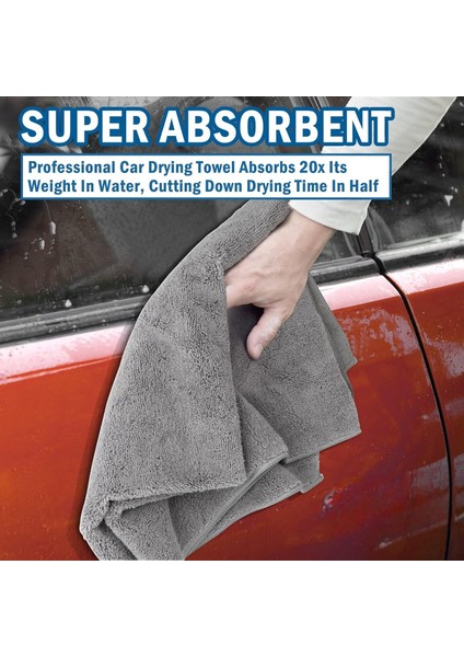 Mikrofiber Oto Kurulama Yıkama Havlusu 50X70 cm Araba Logolu Çift Taraflı Bez 440 Gsm indirimleri