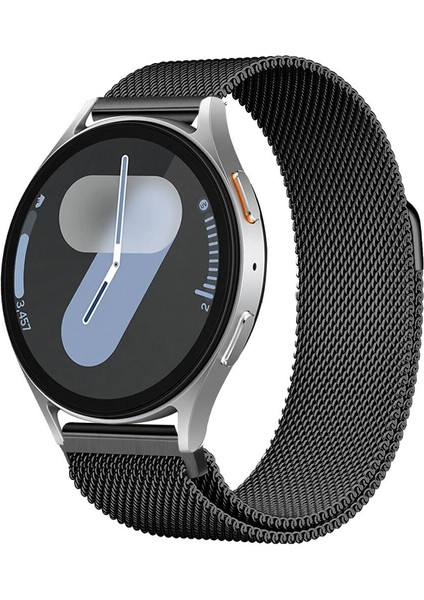 Galaxy Watch 6 / 5 / 4 Fe 40MM 44MM – Watch 6 Classic 43MM 47MM – Watch 5 Pro 45MM Uyumlu Manyetik Milanese Metal Hasır Kordon - Paslanmaz Çelik, Ayarlanabilir Manyetik Toka