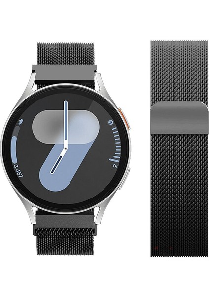 Galaxy Watch 6 / 5 / 4 Fe 40MM 44MM – Watch 6 Classic 43MM 47MM – Watch 5 Pro 45MM Uyumlu Manyetik Milanese Metal Hasır Kordon - Paslanmaz Çelik, Ayarlanabilir Manyetik Toka indirimleri