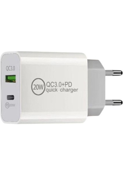 20W Q.c 3.0 USB Pd Type-C Şarj Başlığı