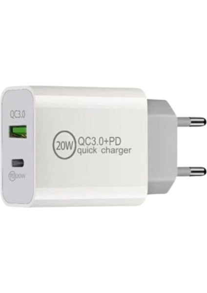 20W Q.c 3.0 USB Pd Type-C Şarj Başlığı fırsatları