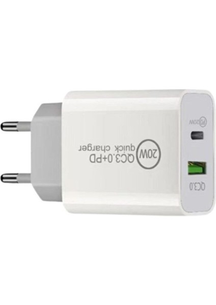 20W Q.c 3.0 USB Pd Type-C Şarj Başlığı indirimleri