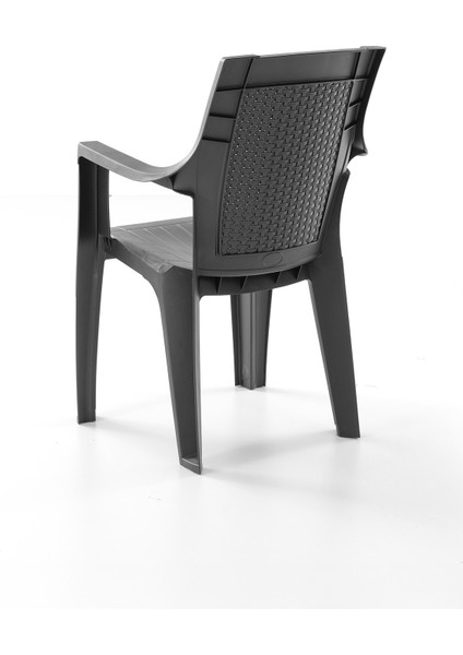 Efes 4'lü Rattan Sandalye Siyah fırsatları