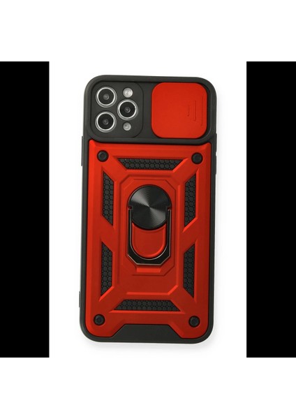 iPhone 11 Pro Max Kılıf Pars Lens Yüzüklü Silikon