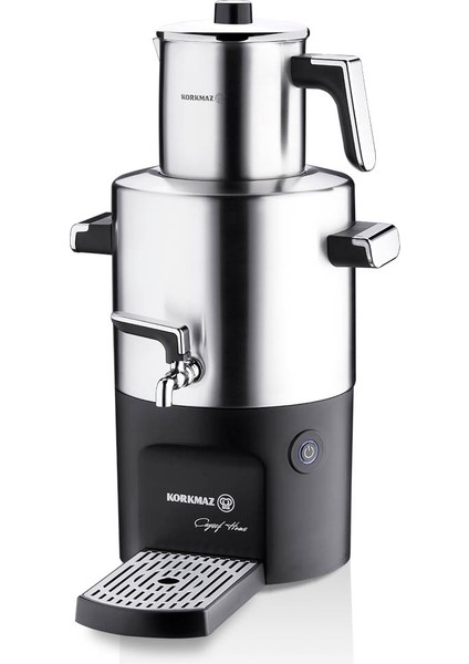 Gri Çay Semaveri, Dayanıklı ve Şık, Pratik Kullanım Için Ideal