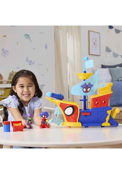 G0666 Spidey ve Inanılmaz Arkadaşları Webs Ahoy Bubble Ship +3 Yaş
