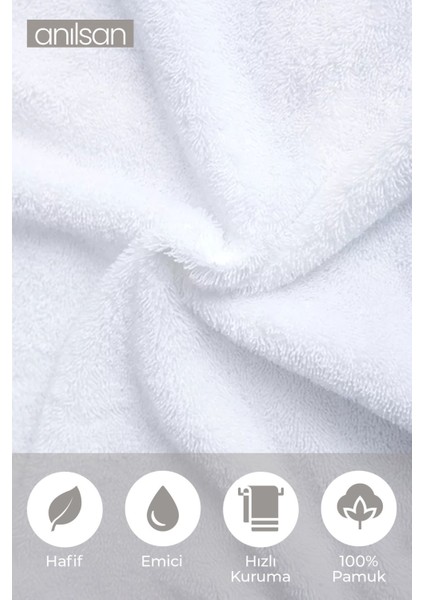 10'lu Büyük Banyo Havlusu - 90x150 Cm, 650gr, %100pamuk, Spa Ve Otel Havlusu, Günlük Kullanıma Uygun