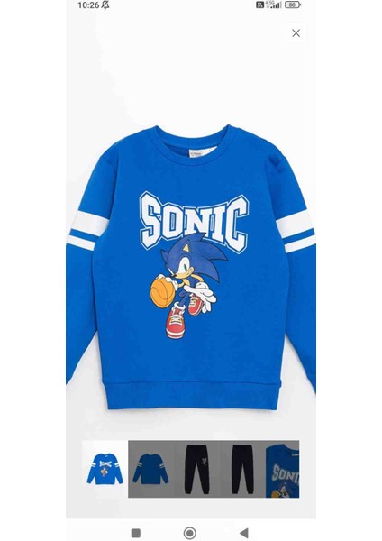 Sonic Karaterli Alt Üst Takım modelleri