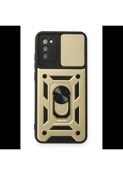 Samsung Galaxy A03S Kılıf Pars Lens Yüzüklü Silikon