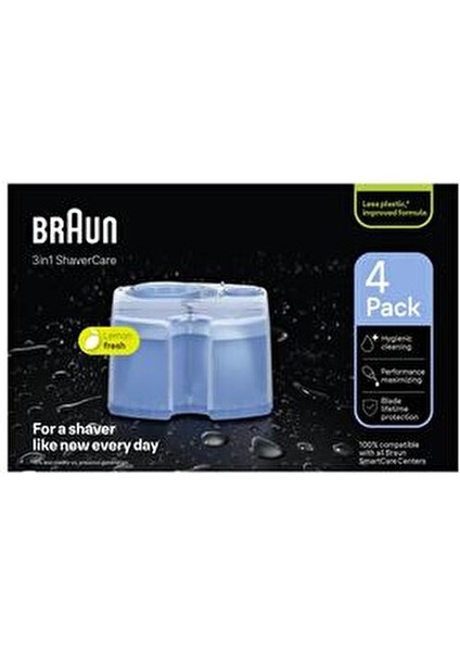 Ccr4 Tıraş Makinesi Temizlik Sıvısı 4'lü Paket Uzun Ömürlü Kullanım İçin