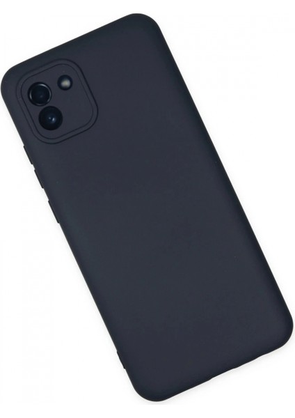 Samsung Galaxy A03 Kılıf Nano Içi Kadife Silikon - Lacivert modelleri