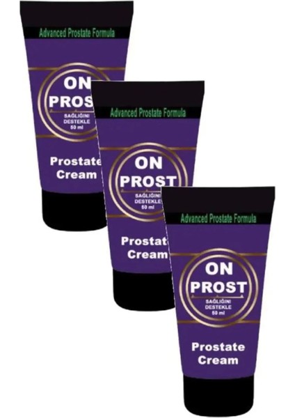 Onprost Erkeklere Özel Prostatif Çözümünü Destekleyici Bakım Kremi 50 ml x 3 Adet