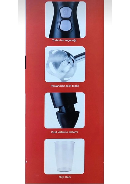 Nar Delta Turbo Çubuk Blender 1200 W, Şık Siyah Tasarım, Güçlü ve Pratik Kullanım. modelleri