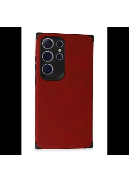 Samsung Galaxy S24 Ultra Kılıf Loop Deri Silikon - Kırmızı