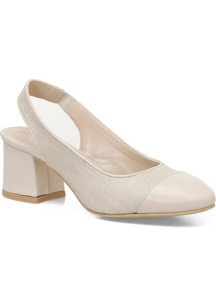 325020.Z 5fx Bej Kadın Topuklu Ayakkabı