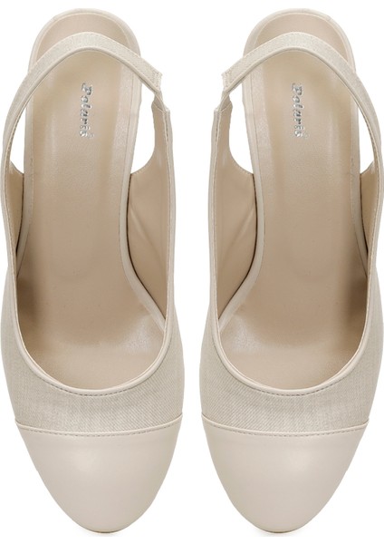 325020.Z 5fx Bej Kadın Topuklu Ayakkabı