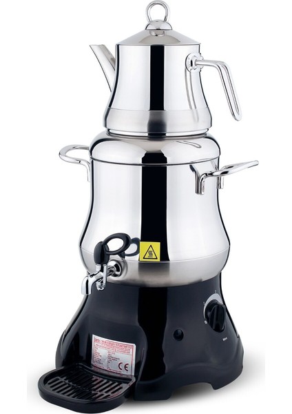 Gri 4l Paslanmaz Elektrikli Semaver, Şık ve Kullanışlı Çay Makinesi fiyatları