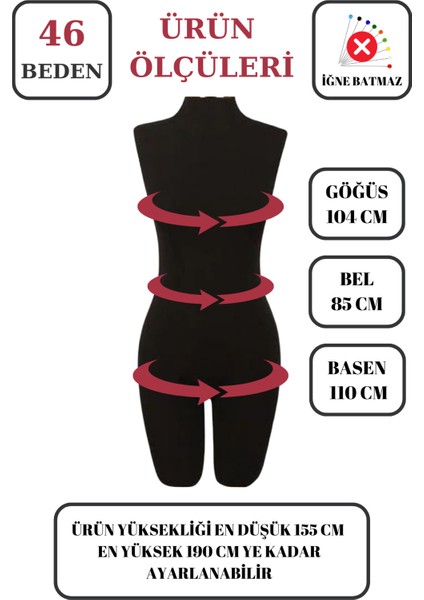 46 Beden Iğne Batmaz Vitrin ve Fotoğraf Çekimi Için Pantolon Giyebilen Terzi Vitrin Mankeni modelleri