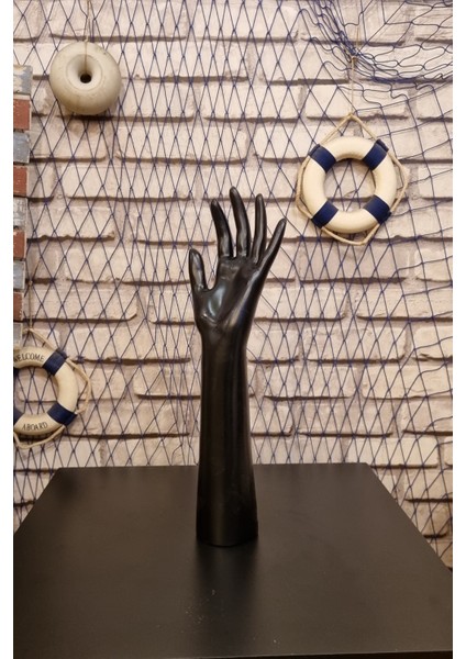 Yüksek Kalite Siyah Renk Polyester (Fiber) El Mankeni Eldiven Mankeni