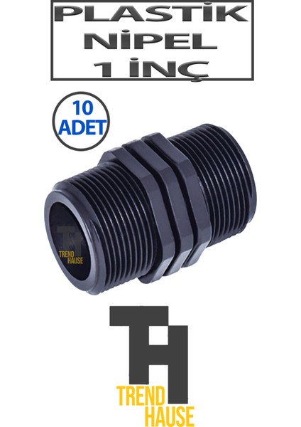 Plastik Nipel 1 Lik 10 Adet