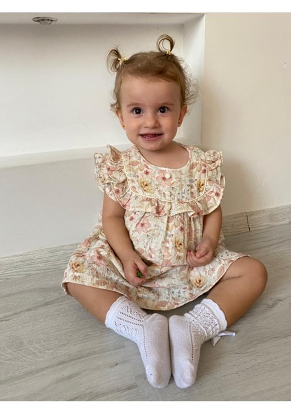 Çiçekli Müslin Elbise indirimleri