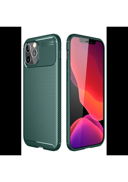 iPhone 11 Pro Max Kılıf Auto Focus Karbon Kapak