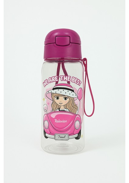 Pipetli Matara 550ML Relakxsın Pembe fiyatları