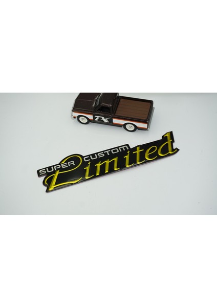 Süper Custom Limited Body Plaka 3m Metal Logo Arma modelleri
