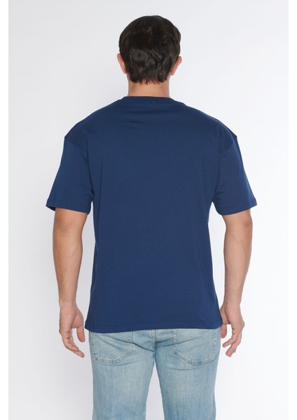 Erkek Bisiklet Yaka %100 Pamuk Oversize T-Shirt modelleri