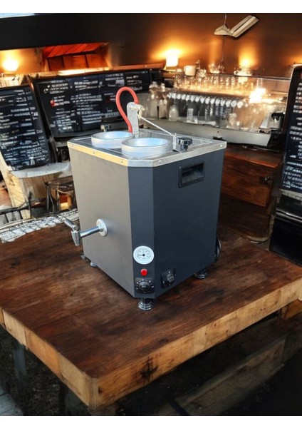 Elektrikli Çay Kazanı 25 Lt, 2 Demlik, 1.sınıf, Siyah Renkli