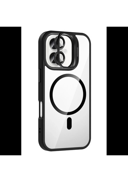 Apple iPhone 16 Remim Lensli Magsafe Standlı Kapak