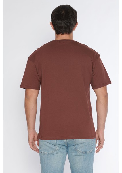 Erkek Bisiklet Yaka %100 Pamuk Oversize T-Shirt modelleri