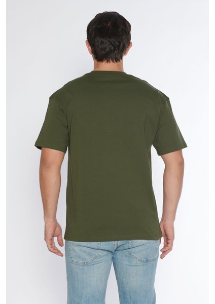 Erkek Bisiklet Yaka %100 Pamuk Oversize T-Shirt modelleri