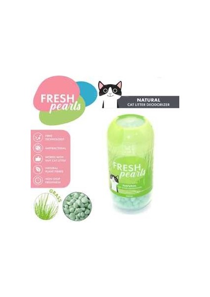 Fresh Pearls Kedi Kumu Deodorantı Çim Kokulu 450ML