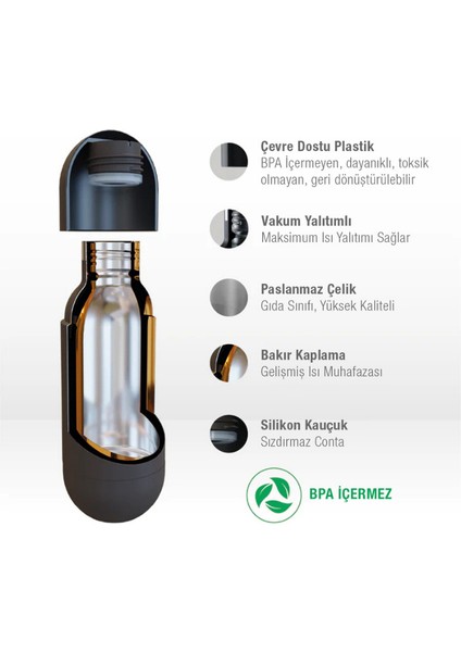 Orb Bottle - Pastel Peach fırsatları
