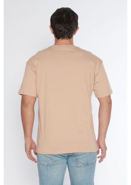 Erkek Bisiklet Yaka %100 Pamuk Oversize T-Shirt modelleri
